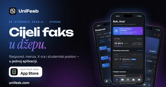 Zaglavlje za mail: logotip, naslov i tri iPhonea