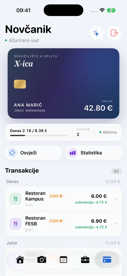 X-ica u svijetloj temi